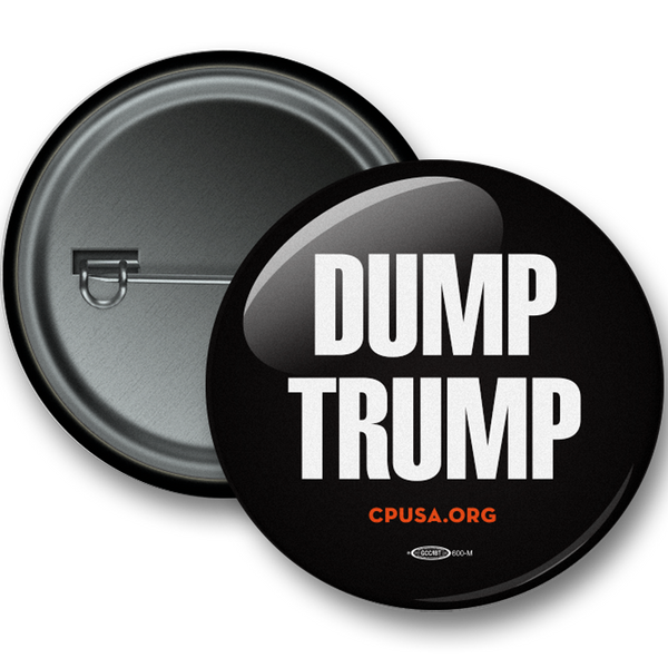 Round Button - Dump Trump
