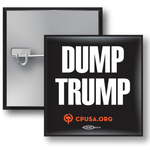 Square Button - Dump Trump